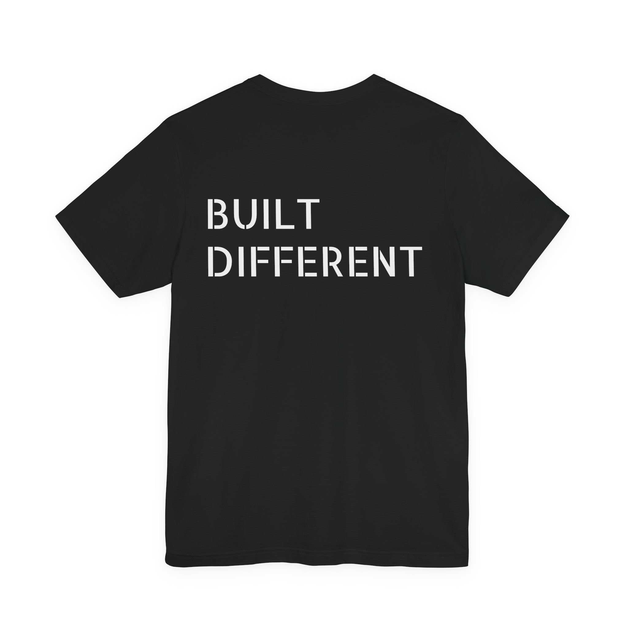 Gym Tee — "Built Different" Graphic T-Shirt