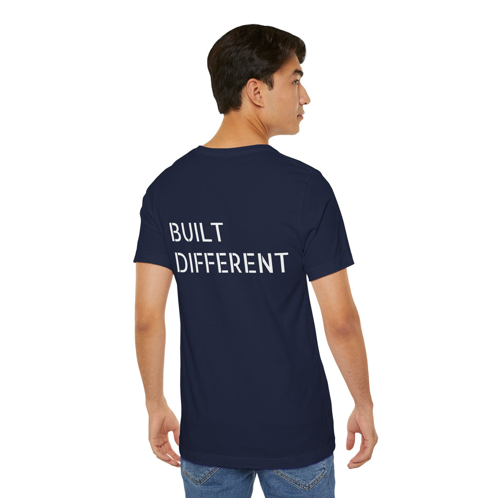 Gym Tee — "Built Different" Graphic T-Shirt