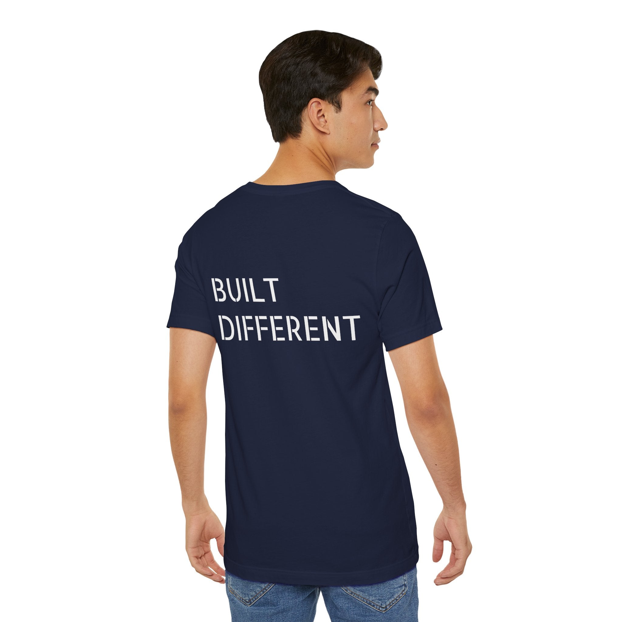 Gym Tee — "Built Different" Graphic T-Shirt